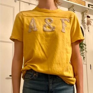 Abercrombie & Fitch Yellow Tee